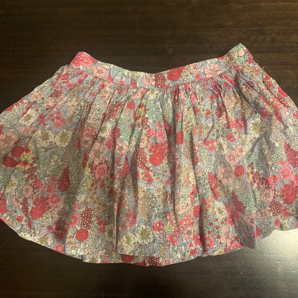 EUC - Liberty Print Jacadi Skirt - 3T